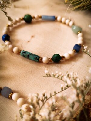 Rzeczny misz-masz - bransoletka z kamieni naturalnych No3