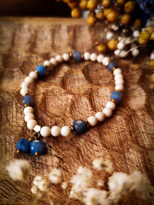 Rzeczny misz-masz - bransoletka z kamieni naturalnych No1